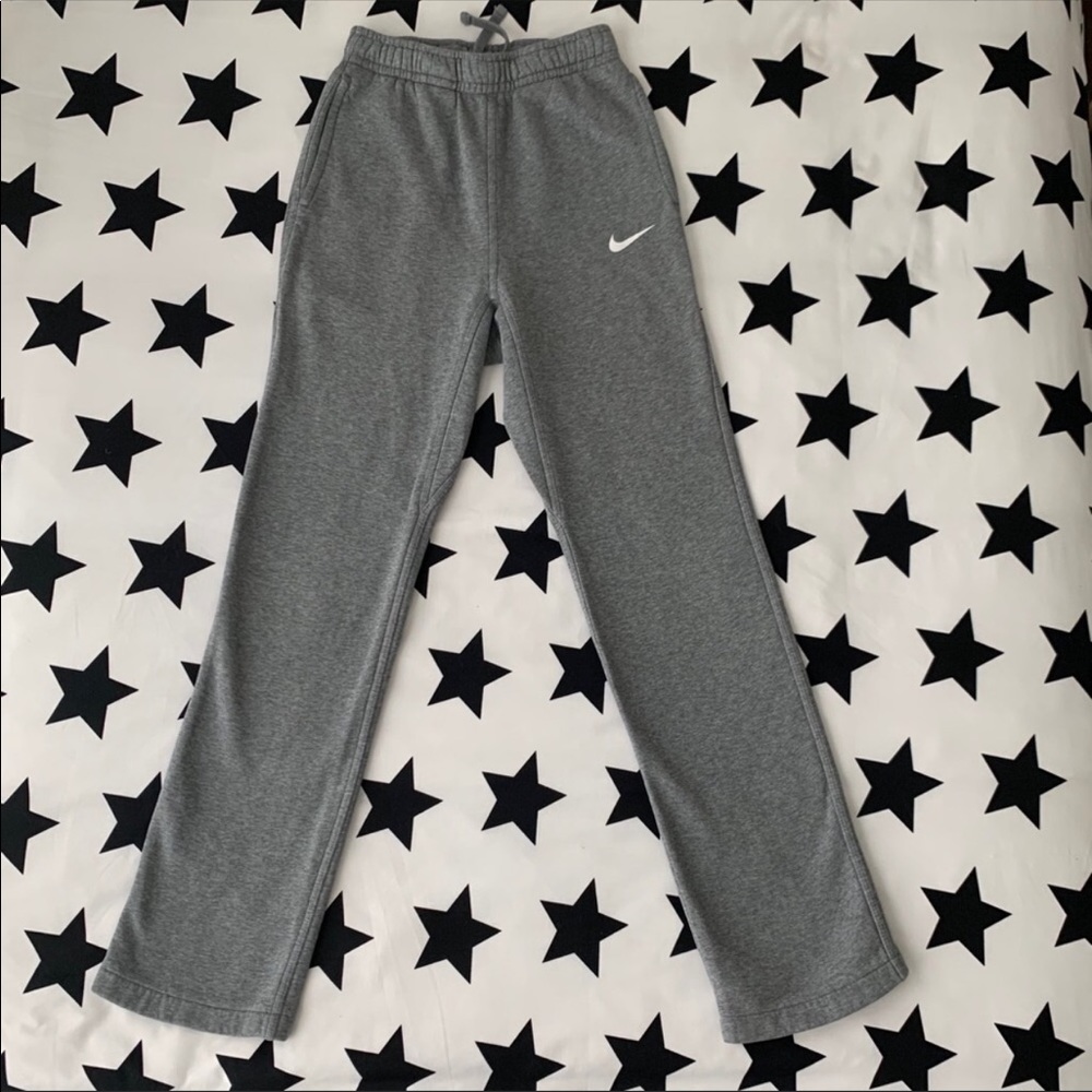 Nike grey slimmer fitting sweats xs